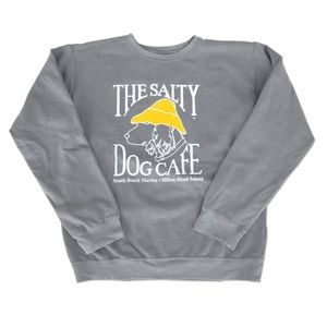 Comfort colors stonewashed gray salty dog crewneck